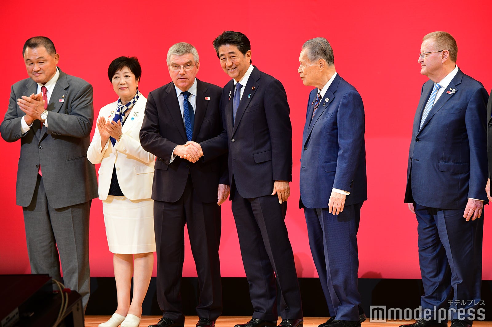 安倍晋三首相、小池百合子も列席／イベントの様子（C）モデルプレス