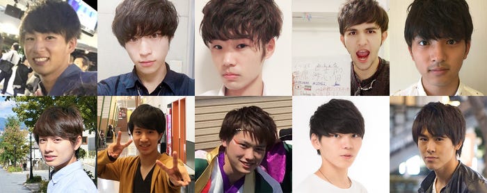 「FRESH CAMPUS CONTEST 2017」ミスター部門ファイナリスト(提供写真)