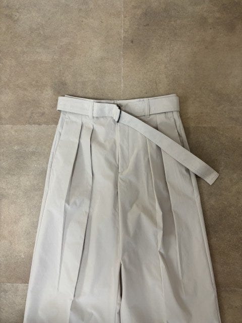 共布のベルト付き