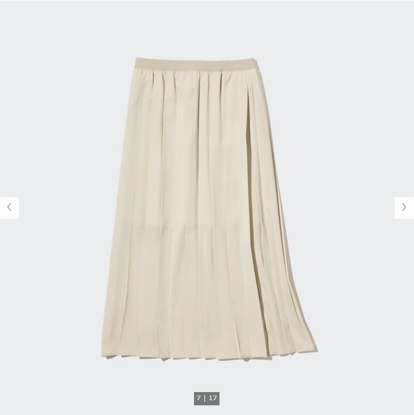 ユニクロ　uniqlo　レディース　アイテム　おすすめ　オススメ　トレンド　人気　コスパ　使える　おしゃれ　お洒落　オシャレ　2022　夏　スカート　アシンメトリープリーツスカート　プリーツスカート