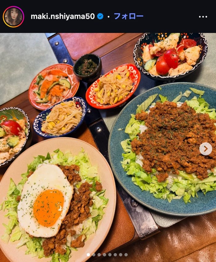 西山茉希Instagramより