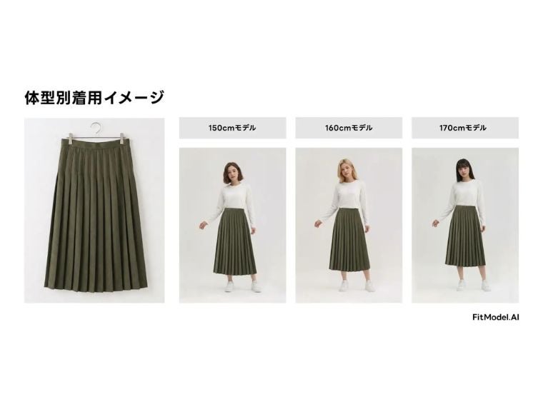 メイキップ、AIモデルの画像生成サービスを提供 着用姿を1センチ単位で再現