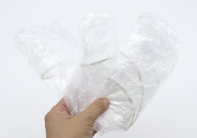 ダイソーのレインバッグカバー