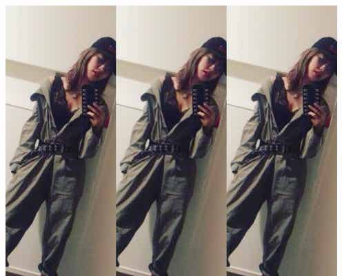 E-girls SAYAKA、胸元ザックリ クールでSEXYな大胆コーデを披露