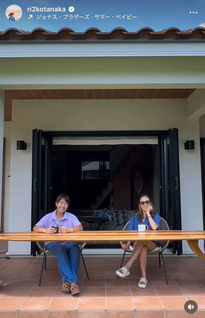 田中律子公式Instagramより