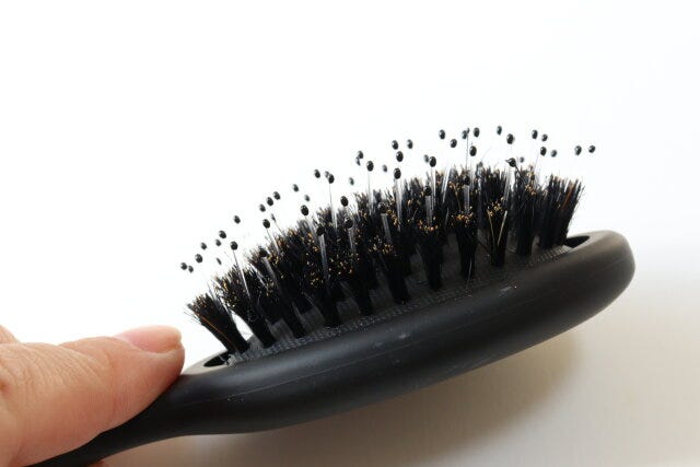 ヘアブラシ(豚毛付) 2層 ヘアブラシ(豚毛付) 2層