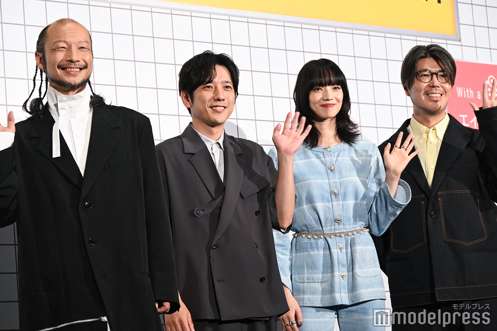 河内大和、二宮和也、小松菜奈、川村元気監督（C）モデルプレス