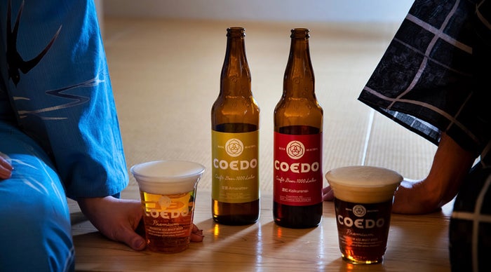 期間中、市内の酒販店や飲食店では川越生まれのクラフトビー「COEDO」の「恋あかり限定ビール」が登場／画像提供：川越氷川神社
