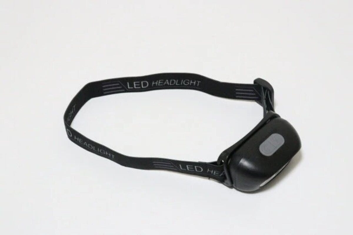 ダイソー　センサー付きLEDヘッドライト　ヘッドバンド