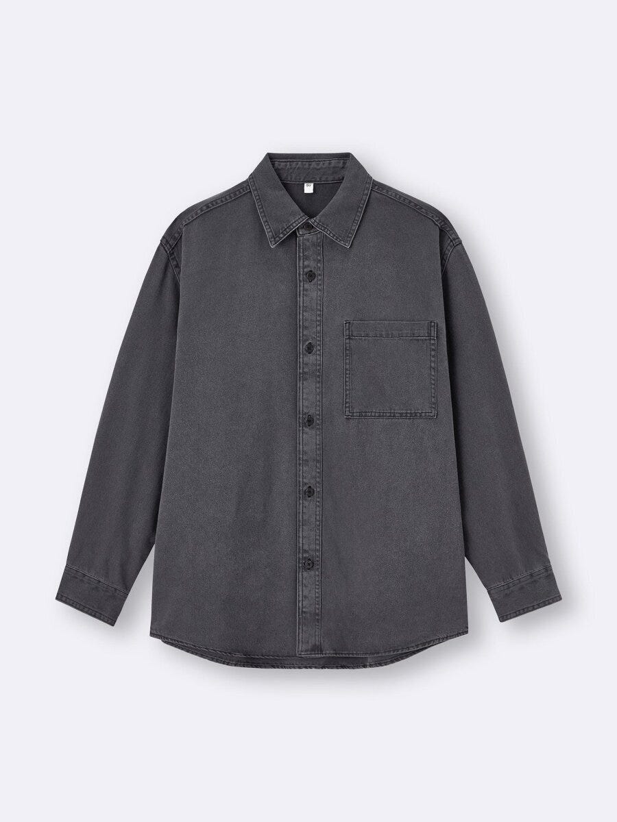 デニムオーバーサイズシャツ／07