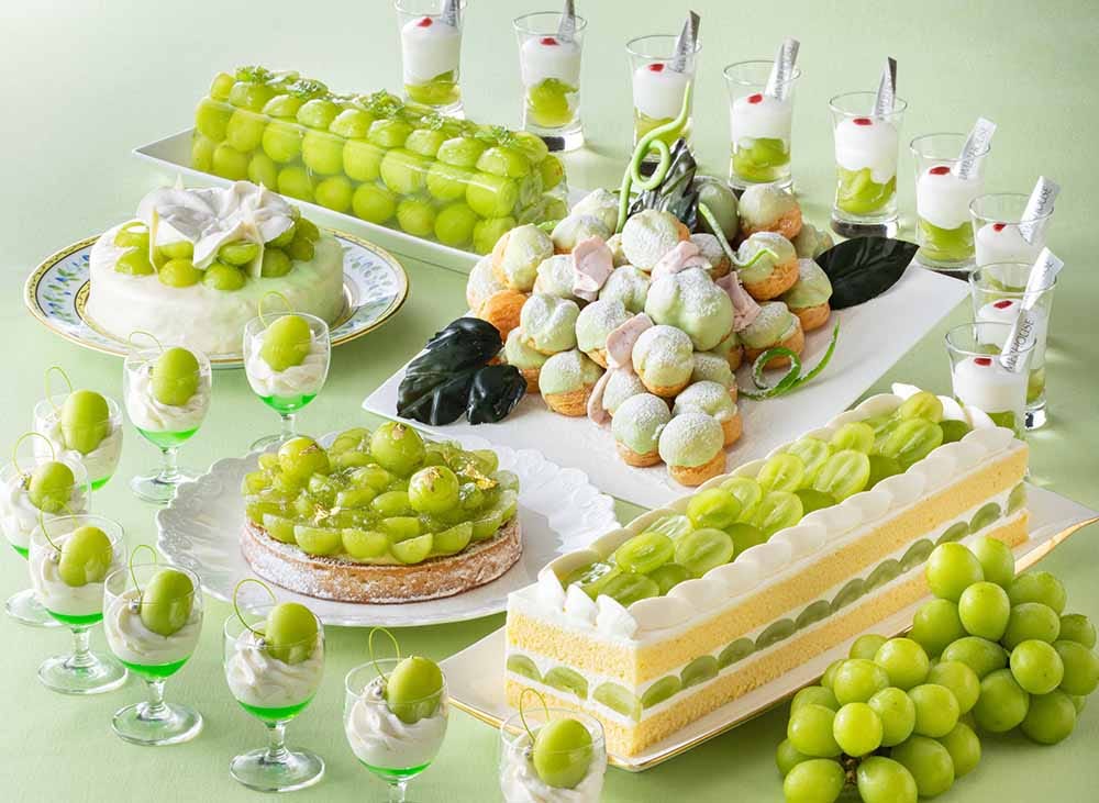 マスカット主役のブッフェ「“シャインマスカット”スィートジャーニー」横浜ベイホテル東急で開催