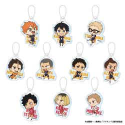 アクリルキーホルダーA(ランダム10種)税込770円(C)古舘春一/集英社・「ハイキュー!!」製作委員会