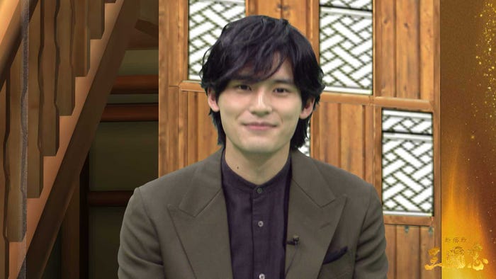 岡田健史「新解釈・三國志」公開記念新解釈バー チャル生配信イベント(C)2020「新解釈・三國志」製作委員会