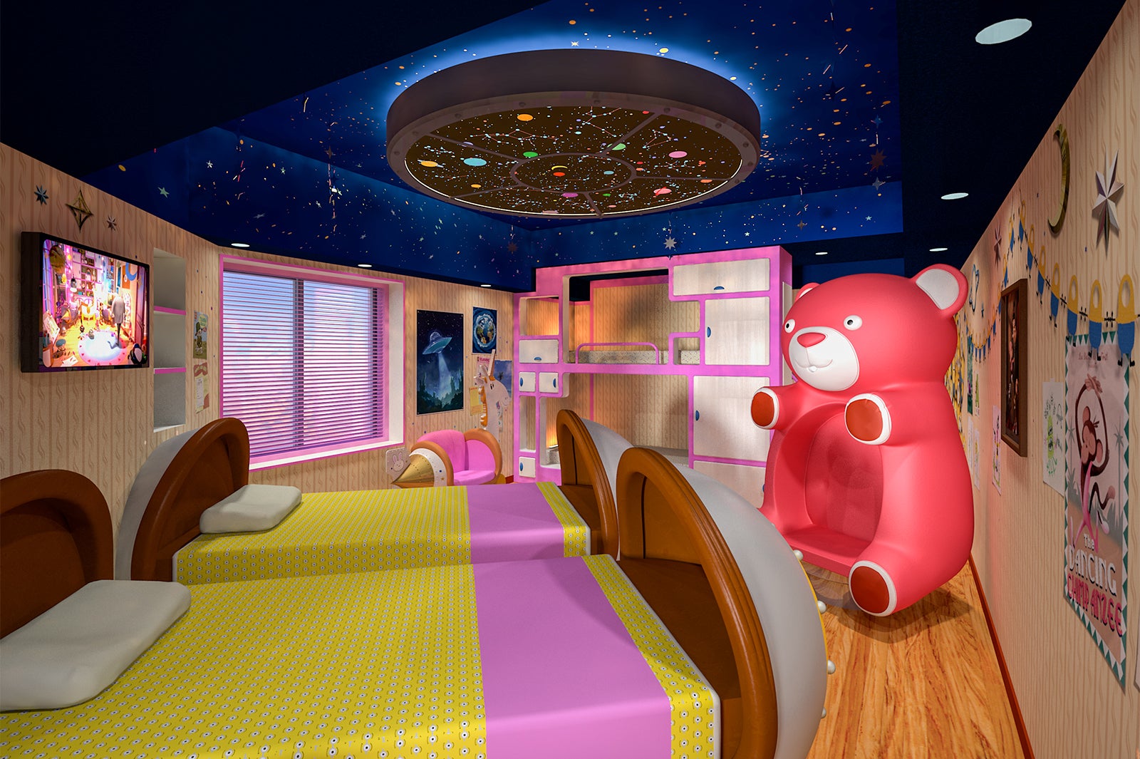 「Minions Room2」（イメージ）／画像提供：ユー・エス・ジェイ