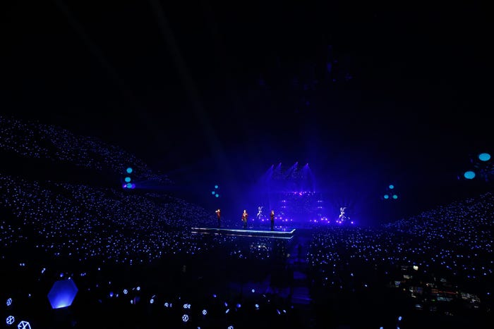 EXO-CBX※写真はさいたまスーパーアリーナ公演(提供写真)