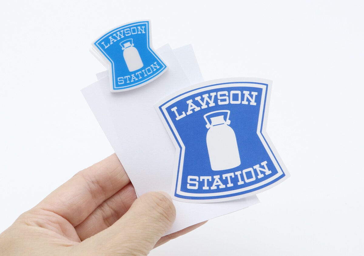 ローソン看板ステーショナリーセットクリップステッカー