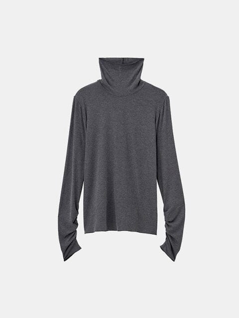 PLSTのウォームリザーブカシミヤブレンドタートルネックT