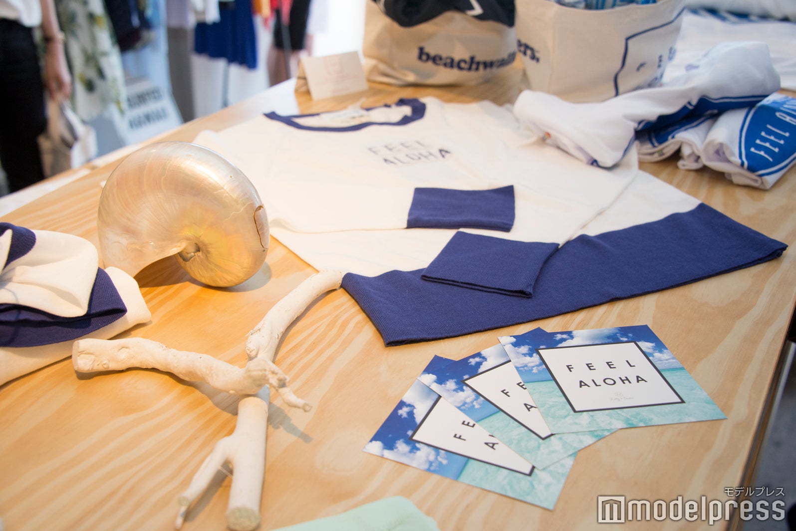 海を感じるディスプレイ（C）モデルプレス