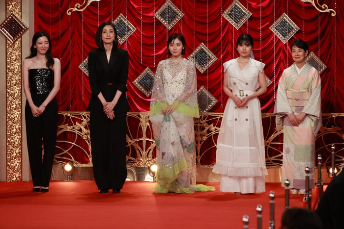 永野芽郁・天海祐希・松岡茉優・有村架純・吉永小百合 (C)東京写真記者協会