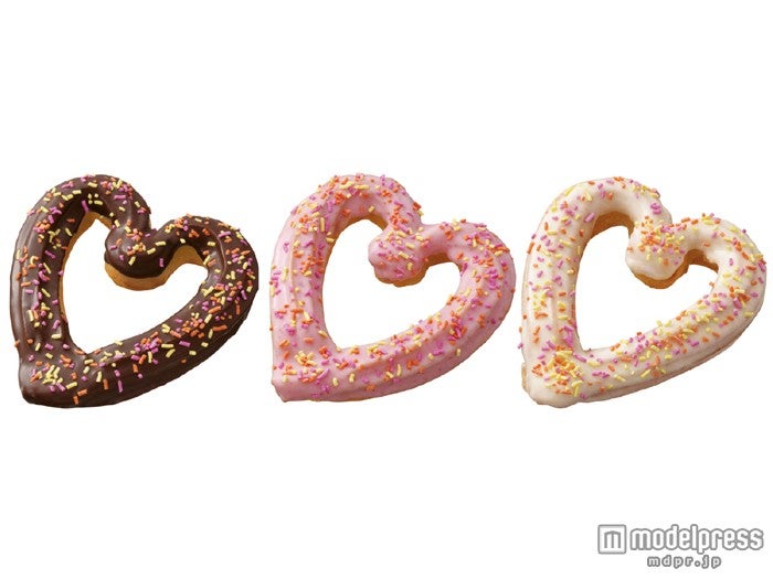 ミスド、“ハート”型のキュートなドーナツ登場