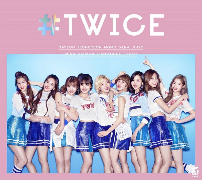 TWICE「#TWICE」(6月28日発売)初回限定盤A(画像提供:ワーナーミュージック・ジャパン)