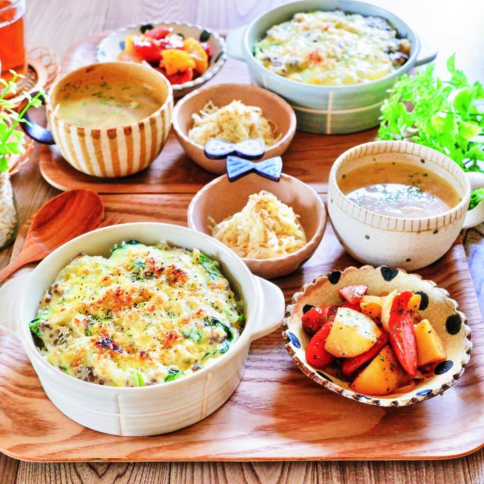 RINATYの献立の一部(提供写真)