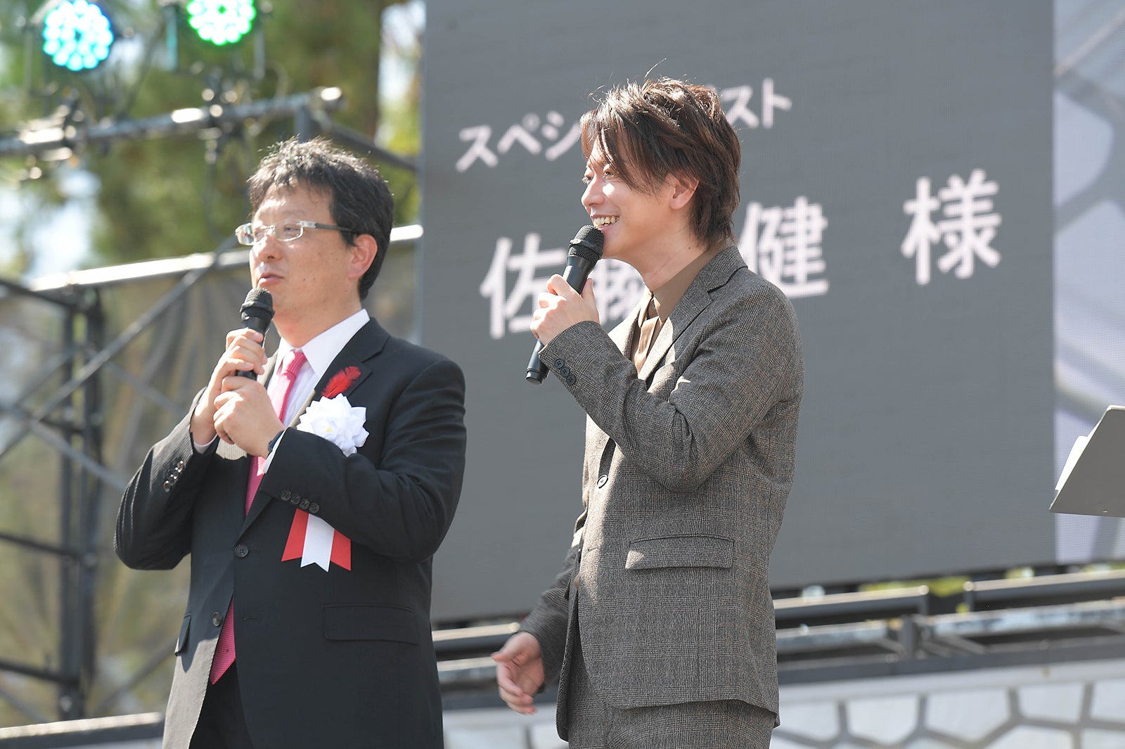 大西一史熊本市長、佐藤健（提供：熊本市）