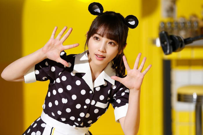 与田祐希/新CMメイキングより(提供写真)