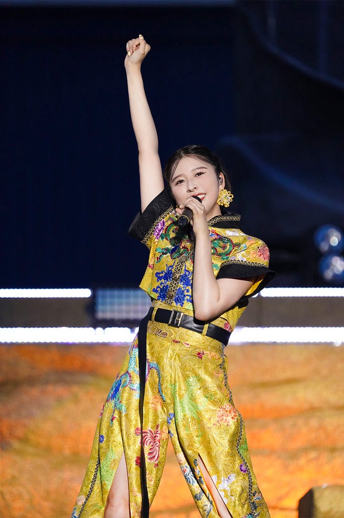 玉井詩織「ハマの夜祭り番長襲名記念 ももクロ夏のバカ騒ぎ2025 in 横浜スタジアム」(C)増田慶