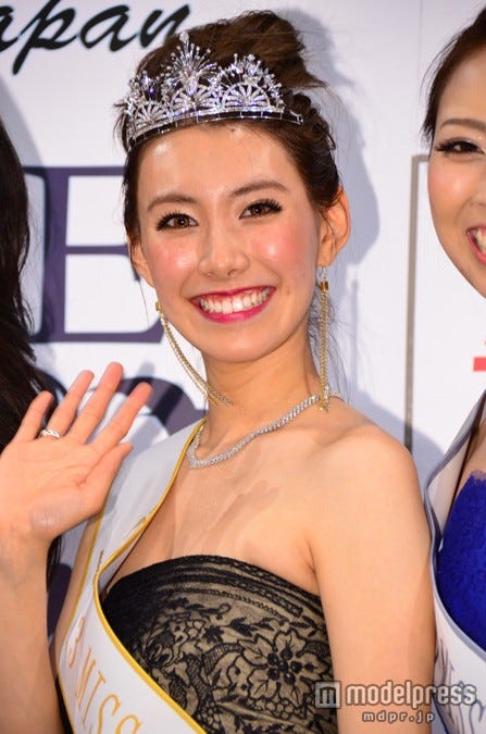 2013ミス・アース・ジャパンの栄冠に輝いた堀川優さん