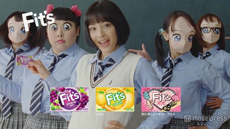 広瀬すず出演「Fit’s」の新CM「スクール」篇のワンカット
