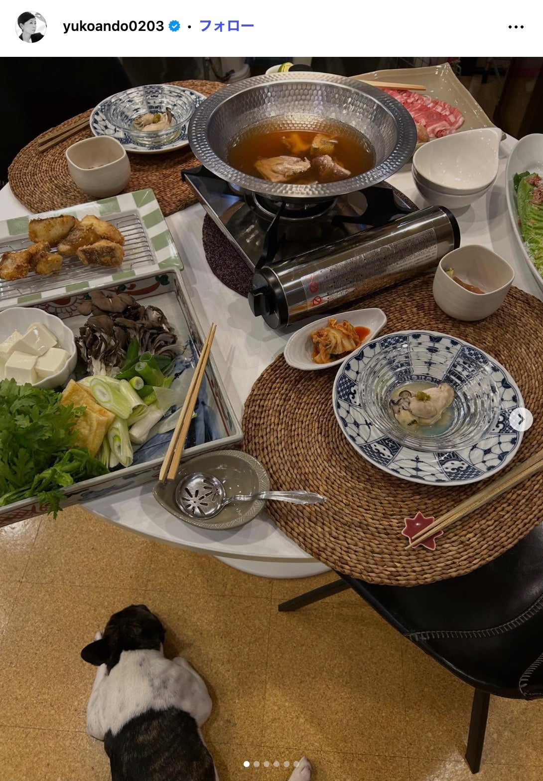 安藤優子Instagramより