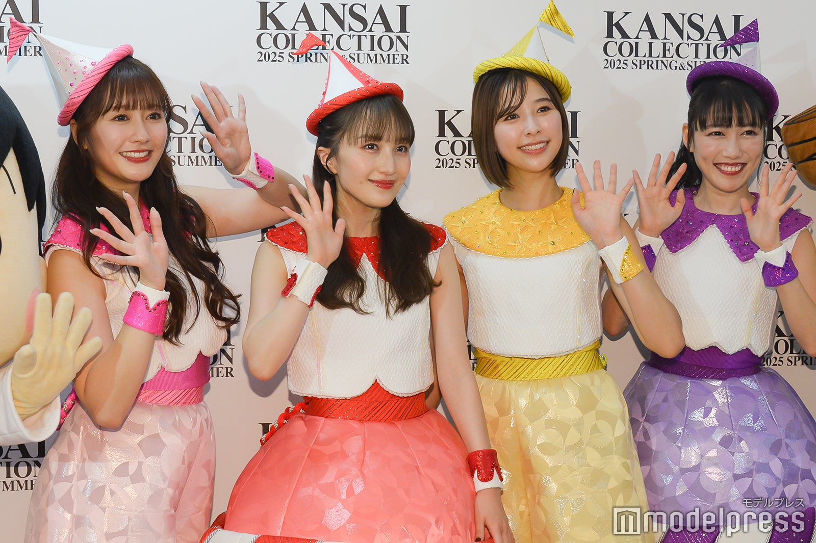 （左から）佐々木彩夏、百田夏菜子、玉井詩織、高城れに（C）モデルプレス