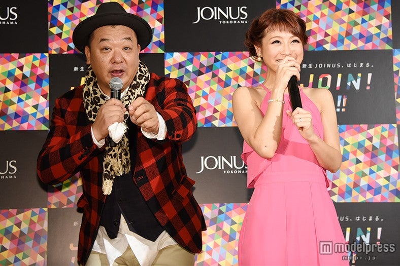 （左から）木下隆行、鈴木奈々