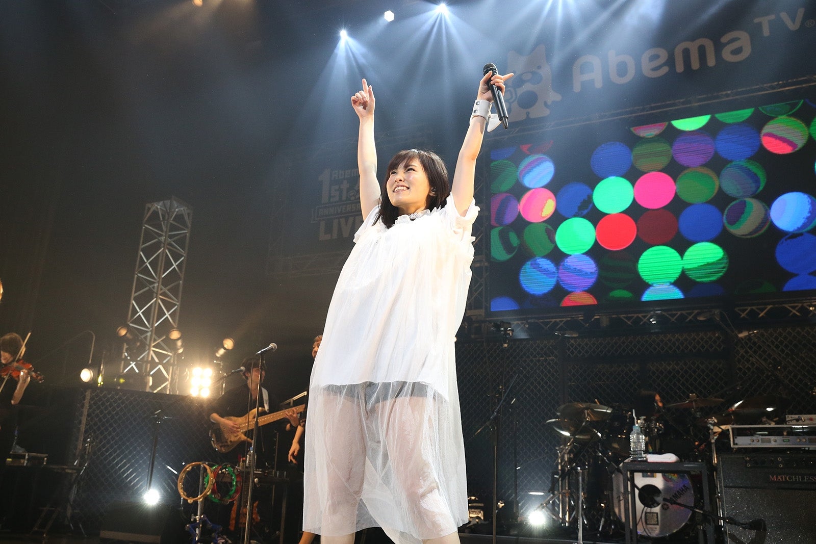 山本彩（提供写真） (c) AbemaTV 1st ANNIVERSARY LIVE　撮影：佐藤友昭