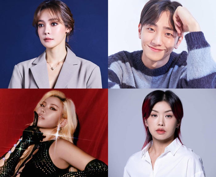 (上段左から時計回り)アン・ヒョンモ、ナム・ユンス、Aiki、Gabi(C)CJ ENM Co., Ltd, All Rights Reserved