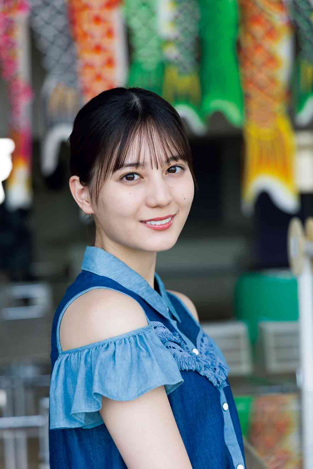 日向坂46・小坂菜緒「高校生らしい素の笑顔」を披露 『週刊少年