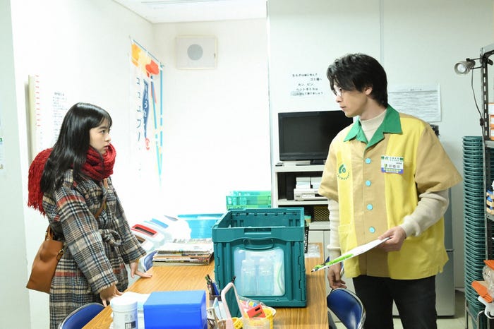 森七菜、中村倫也/「この恋あたためますか」第7話より(C)TBS