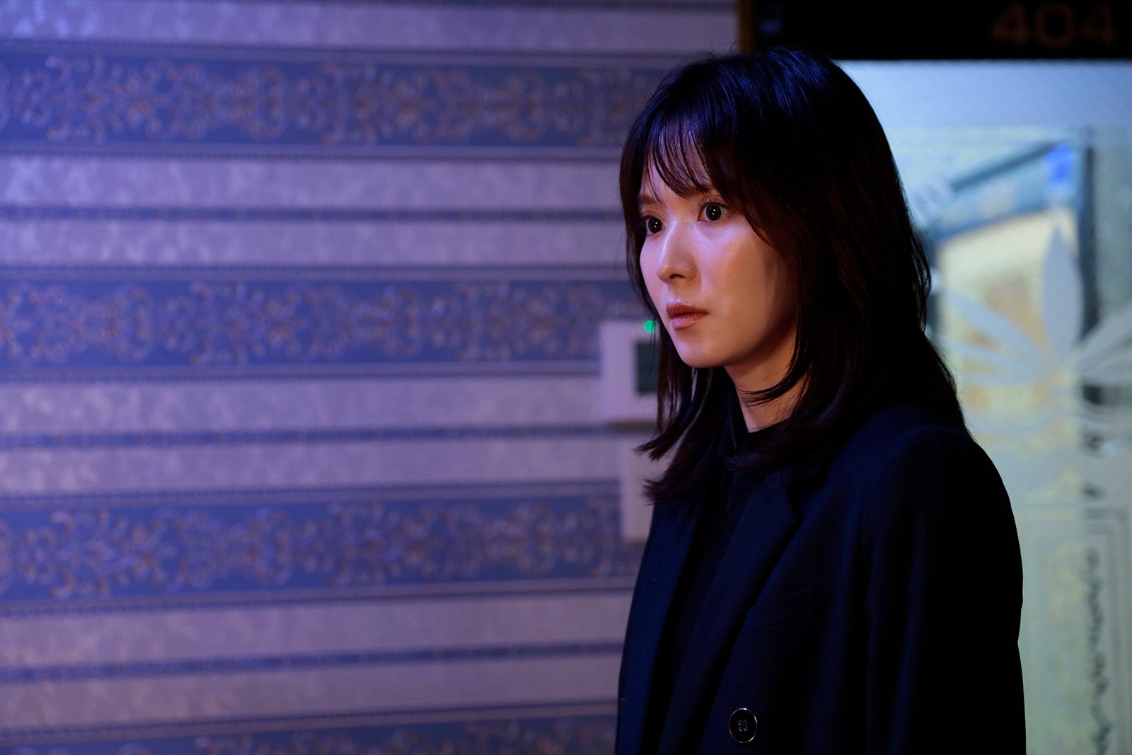 松岡茉優「最高の教師 1年後、私は生徒に■された」第1話より（C）日本テレビ