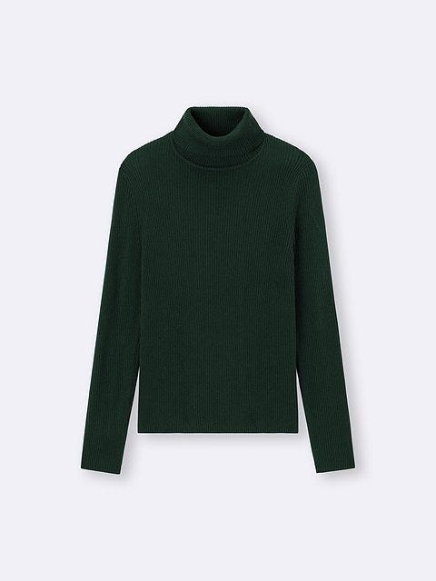 GU リブタートルネックセーター GUのリブタートルネックセーター