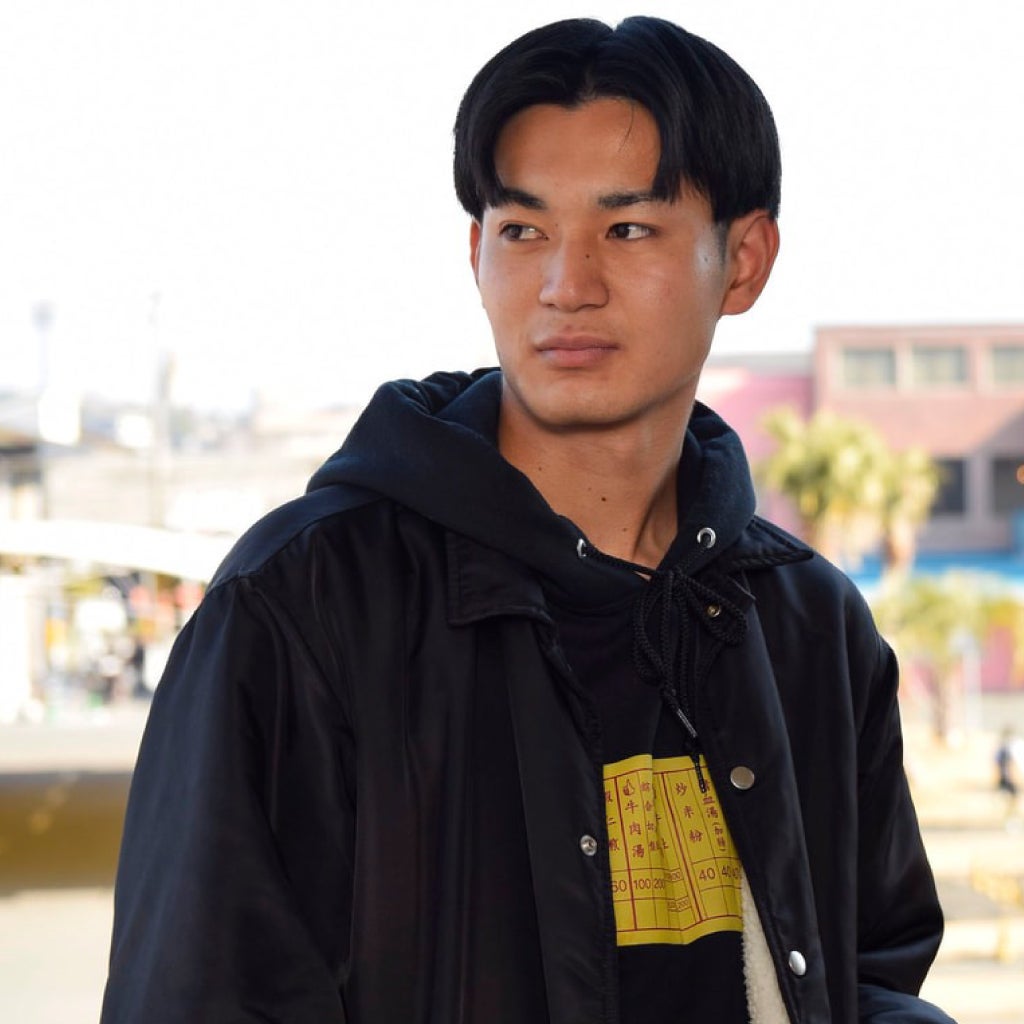 熊本⼤学3年　坂ノ上快（提供写真）