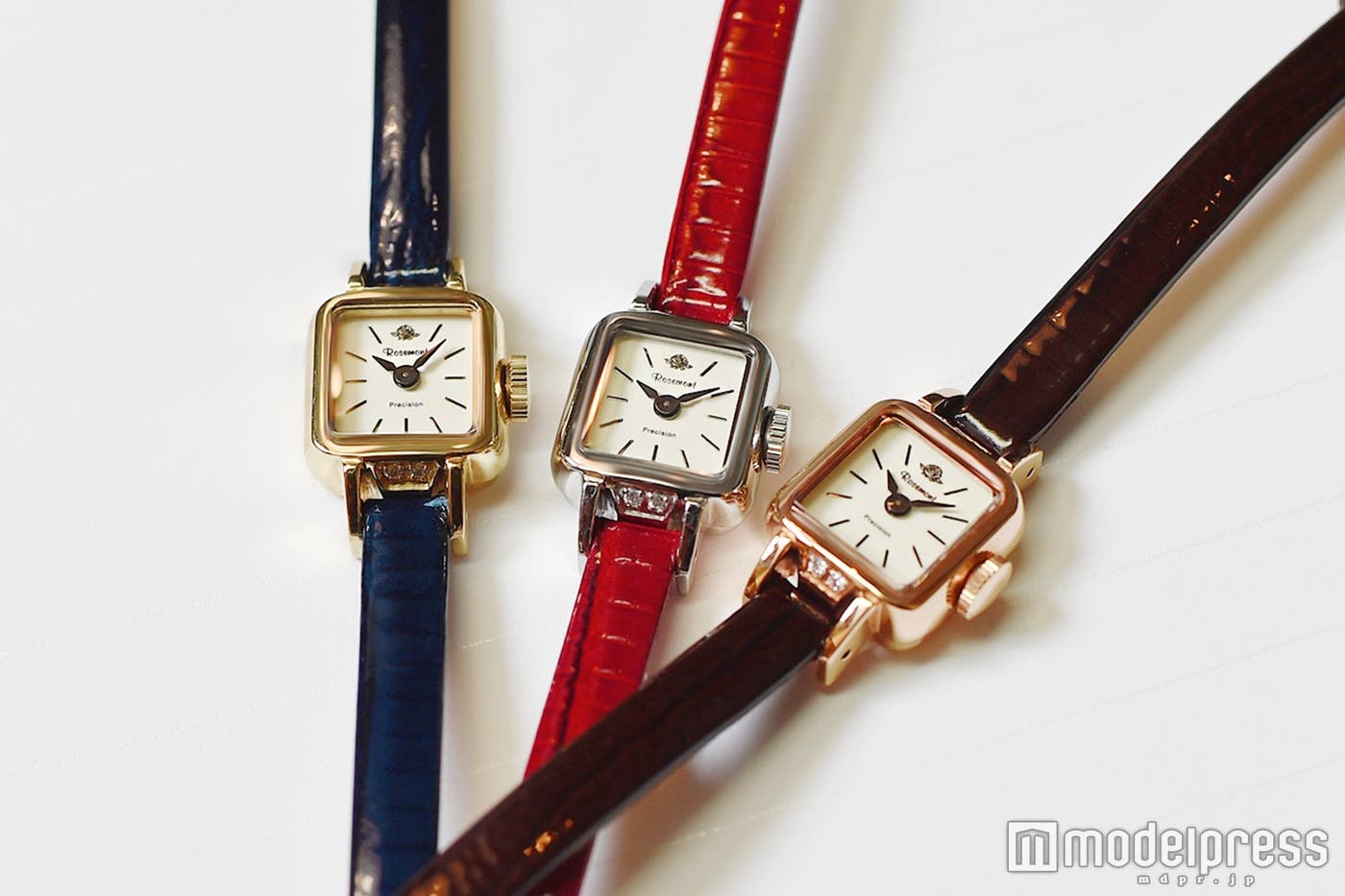 左から「Rosemont(ロゼモン)RS#5-02 DBU」、「RS#5-04 BRD」、「RS#5-06 BR」(C)モデルプレス