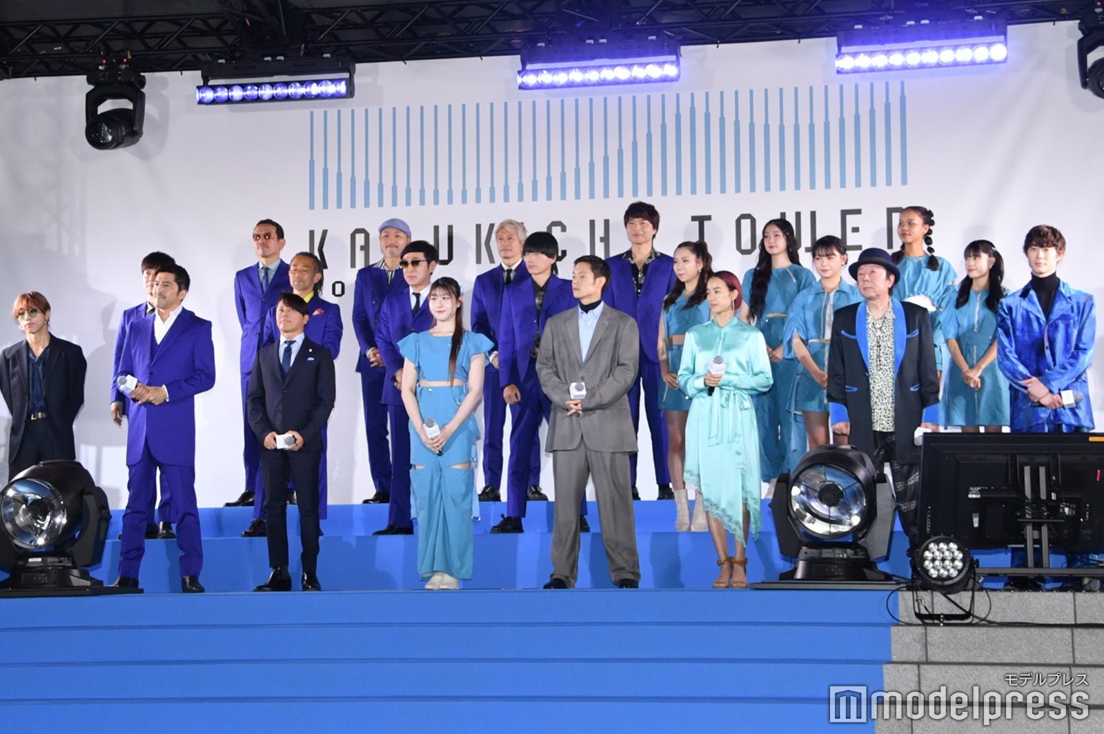 （1段目左から）渋谷龍太、西川貴教、窪田正孝、石橋静河、古田新太、宮沢氷魚（2段目以降左から）東京スカパラダイスオーケストラ、Little Glee Monster（C）モデルプレス