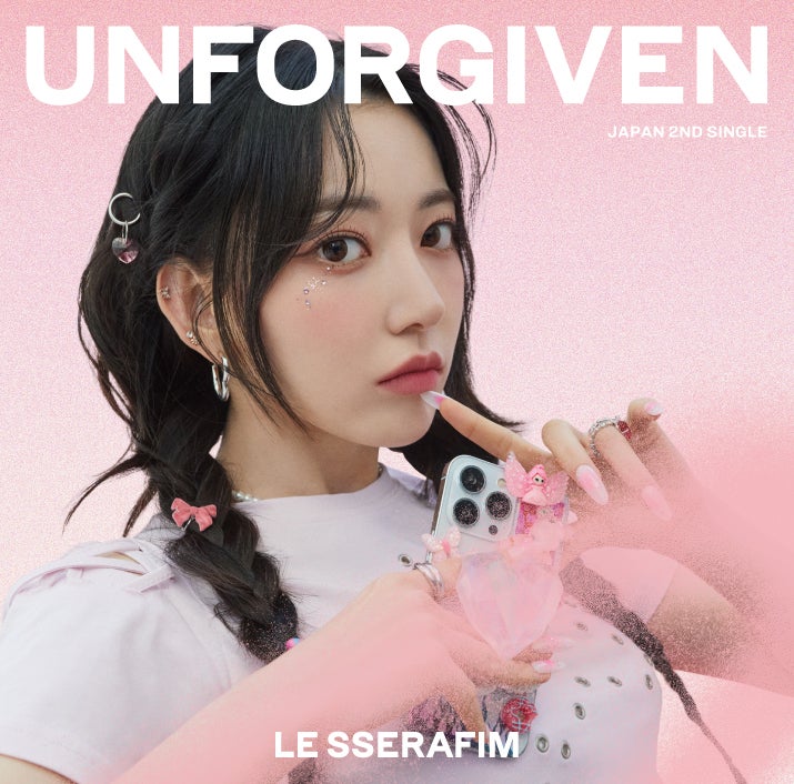 LE SSERAFIM、日本2ndシングル「UNFORGIVEN」ジャケ写＆パック