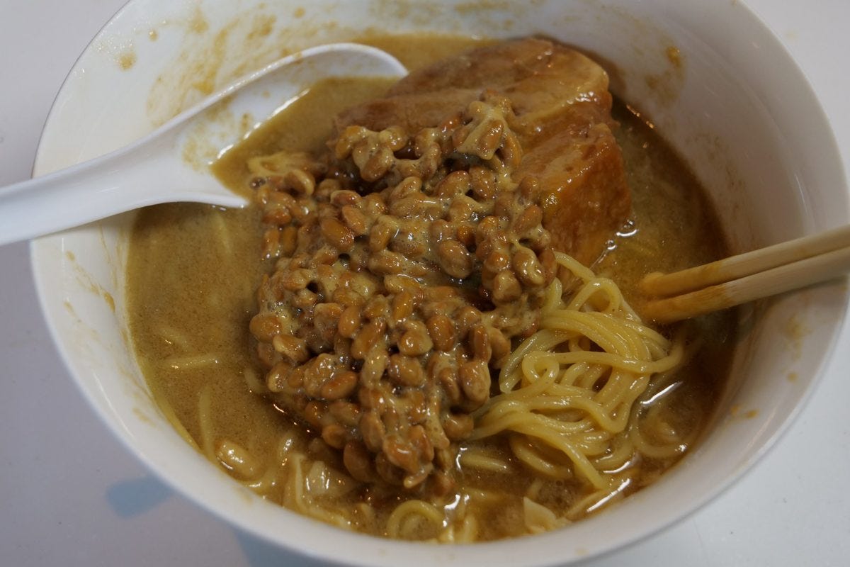 「天下一品」納豆ラーメン