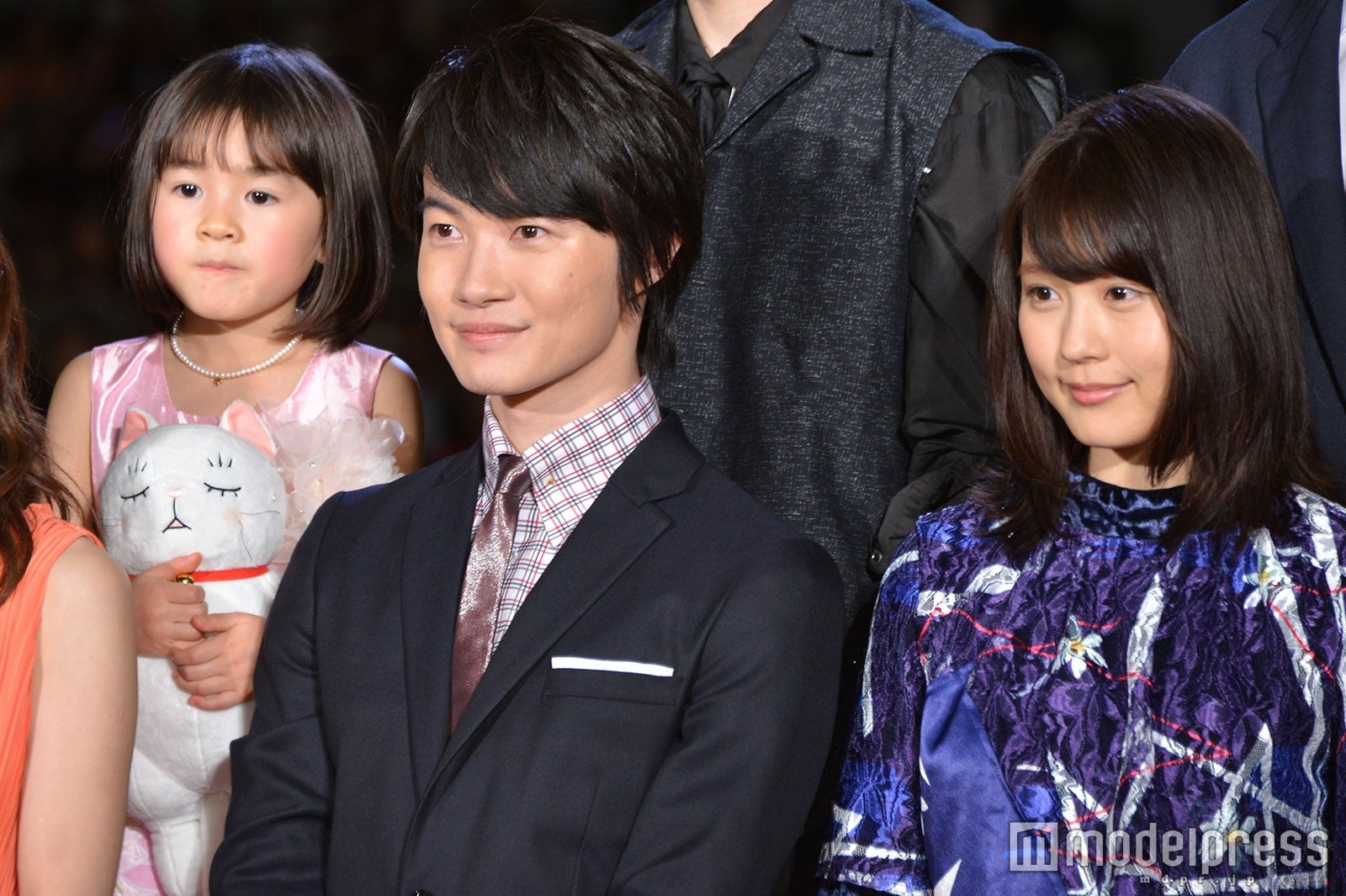 新津ちせ、神木隆之介、有村架純 （C）モデルプレス