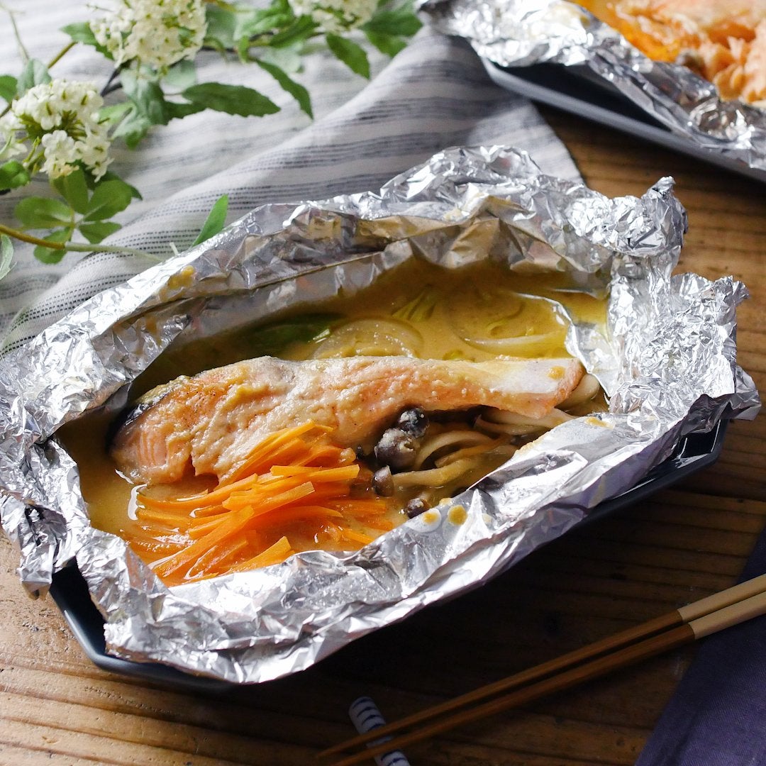 ちゃんちゃん焼き風 鮭のホイル焼き モデルプレス