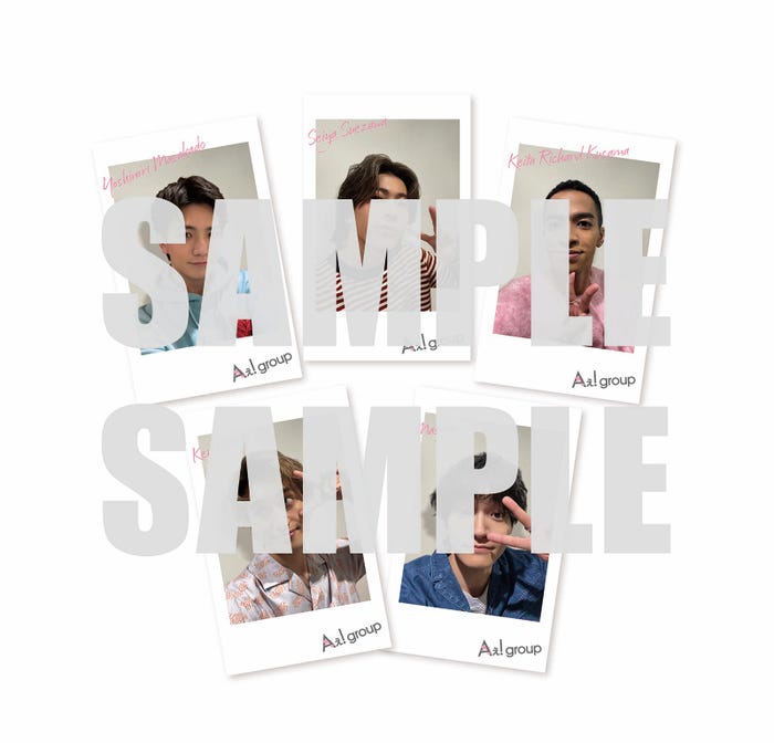 Aぇ! group 3rd Single「Chameleon」チェキ風カード(提供写真)