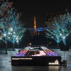 品川の街が青く煌めくイルミ　東京タワー×光の海のSNS映えスポット出現／画像提供：株式会社クオル