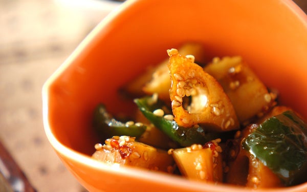 食べ応え十分! しっかりレンコンのきんぴら